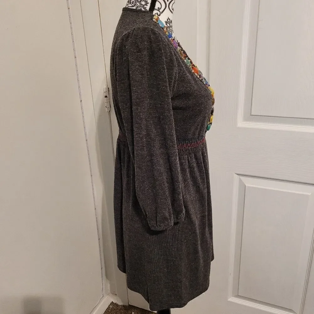 ‎Yahada boho stone dress